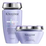 Kit Kerastase Blond Absolu Shampu Ultro-violet + Mascara U-v