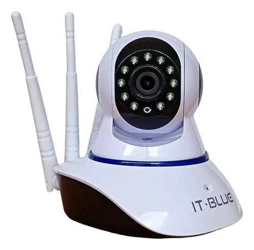 Camera Seguranca Ip 1080p 2.0 Megapixel Wifi Audio Antenas 3