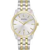 Reloj Bulova Sutton 98b385 Para Caballero Original Ts