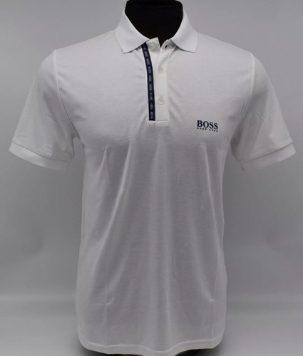 Hugo Boss Polo Original Poliester/algodón Color Blanco