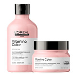 Kit Vitamino Color Resveratrol Loreal - Shampoo + Mascarilla