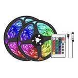 Cinta Led Tira Luces 5mts Rgb Multicolor Bluetooth + Control