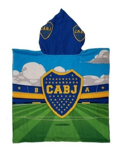 Poncho Infantil Boca Juniors 