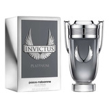  Perfume Importado Masculino Invictus Platinum Edp 200ml - Paco Rabanne - Original Lacrado Com Selo Adipec E Nota Fiscal Pronta Entrega 100% Original