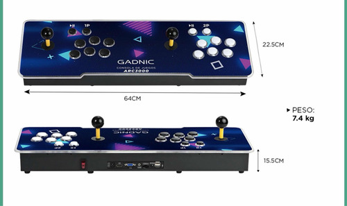 Consola De Juegos Arcade Gadnic