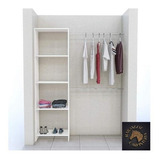 Closet Armario Abierto  Multifuncional Blanco Ajustable