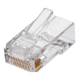 Bote Con 100p Zas De Plug Rj45 Cat6 Qian Nw6100 50 Micras