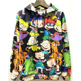 Sudadera Over12 Edición Espacial Rugrats Negro