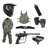 Paquete Spyder Victor Gotcha Marcadora Paintball .68 Xchws C