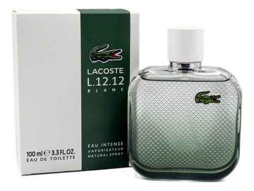 Perfume Lacoste L.12.12 Blanc Edt Intense 100ml Hombre