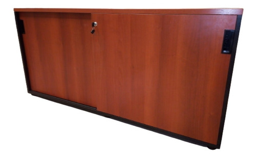 Mueble De Oficina Armario Bajo Puertas Corredizas Combinado