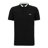 Playera Polo Para Hombre Boss Slim Fit Casual En Piqué