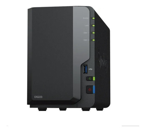 Servidor Nas 2 Bahias 2gb Ram Ds223+