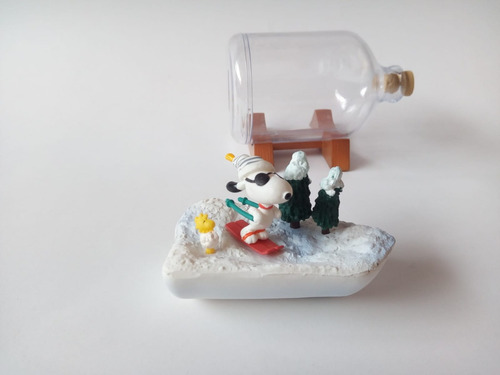 Figura Re-ment Peanuts  Snoopy Woodstock Nieve Nuevo