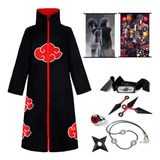 Disfraz De Cosplay Unisex De Akatsuki Halloween, 8 Piezas