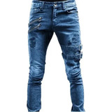 Custom Biker Jeans