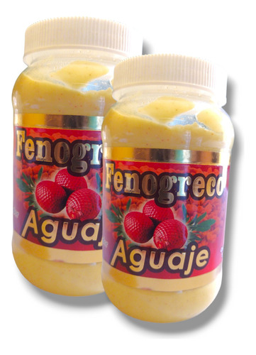 Gel Aguaje Fenogreco 500 Gramos 2 Pzas