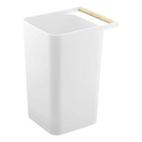 Cubo De Basura Moderno Yamazaki Home Como - Blanco