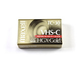 Cassette Filmadora Maxell Hgx-gold Vhs-c Tc-30 Premium