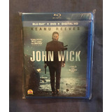 Película John Wick Blu-ray + Dvd (2 Discos) Semi-nueva