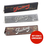 Seda Smoking Master Deluxe Brown King Size - Kit Com 3