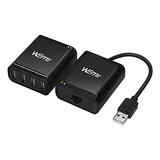 Extensor Usb Weme, Extensor Ethernet Usb 2.0 De 4 Puertos Hu