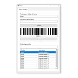 Programa Generador De Códigos De Barra 