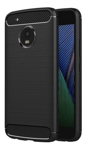 Funda Antigolpe Tpu Carbono Para Moto G5 G5 Plus G5s Plus