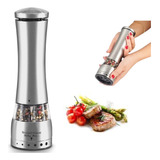 Moedor De Sal E Pimenta Aço Inox Gourmet Temperos Premium Nf