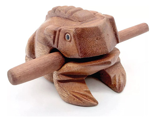 Instrumento Musical Tradicional De Madeira Lucky Frog Croaki