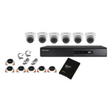 Kit Hikvision Camara Seguridad Dvr 8 Ch+6 Domo1080p + Disco