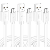 10ft Paquete De 3 Cables De Extensión De Alimentación Usb Pa