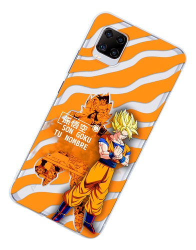 Funda Para Zte Dragon Ball Z Goku Ssj Con Tu Personalizado