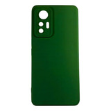 Capa Emborrachada Ccs Aveludada Verde-musgo Para Xiaomi Xiaomi Mi 12 Lite Xiaomi Mi 12 Lite De 1 Unidade