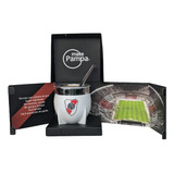 Mate Pampa Imperial River Plate Licencia Oficial + Bombilla