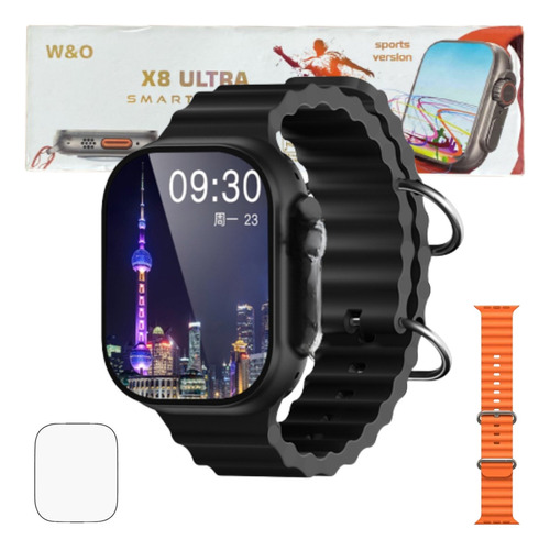 Relógio Smartwatch Masculino Feminino X8 Tela Amoled Nfc Top