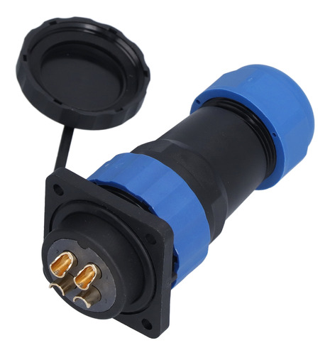 Conector Impermeable Ip68 Cuadrado De 4 Orificios 