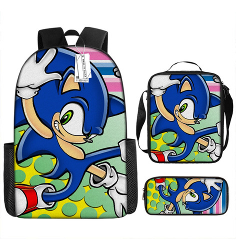 Mochila De Tres Piezas Source Factory Direct Sales Sonik Pop