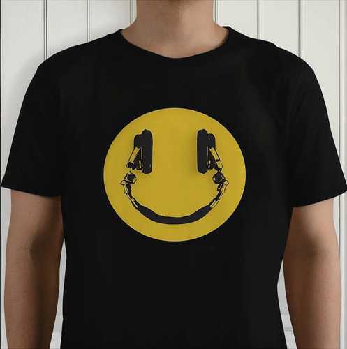 Playera Dj Sonrisa Audifonos Dj | Meses sin interés