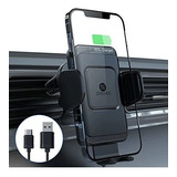 Cargador De Coche Inalambrico Para Celular Carga Rapida 10w