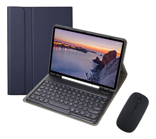 Capa Protetora/teclado Redondo/mouse Para iPad Air/2/pro