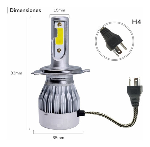 Kit Cree Led C6 Mini Sin Coolers Refrigeración Cerámica 