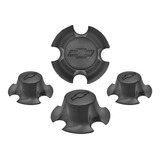 4 Tapones Centro Rin 13 Chevy C1 Abierto Negro Monza Pick Up