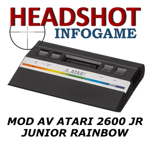 Serviço De Conversão Mod Av Atari 2600 Junior Jr Rainbow