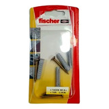 Tirafondo Fischer Tarugo Del 6 Sx + Tornillo 4.5 X 35 4 Unid