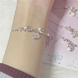 Pulsera Hello Kitty Y Sus Amigos Enchapada En Plata