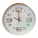 Reloj De Pared 25cm Cobre Con Números