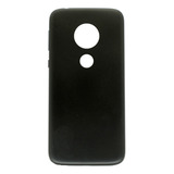 Tapa De Plastico Compatible Con Motorola E5 Play Negro 