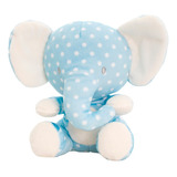 Peluche Para Bebé 15 Cm - Elefante Celeste