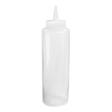 Bote Dispensador De Apretar Transparente 12 Oz Para Aderezo